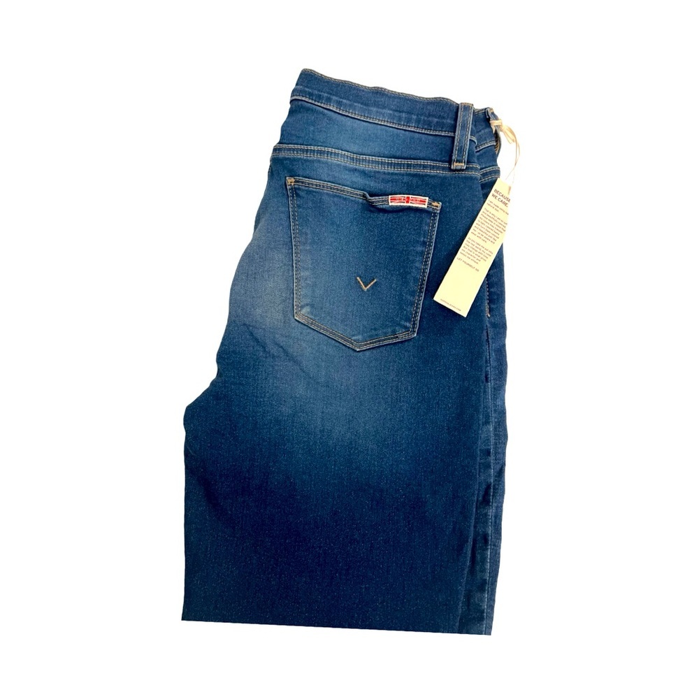 HUDSON JEANS NWT!! 
Blair High Rise Cropped Straight Jeans Size 29 Blue Wash - Picture 5 of 5